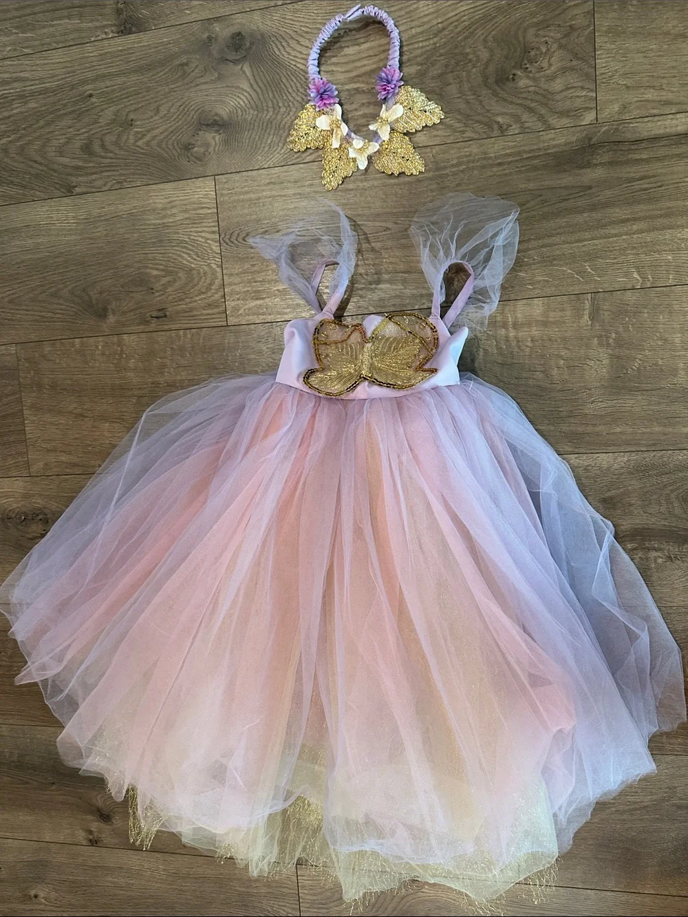 Pottery Barn Lavender Butterfly Fairy Costume - Picture 5 of 13
